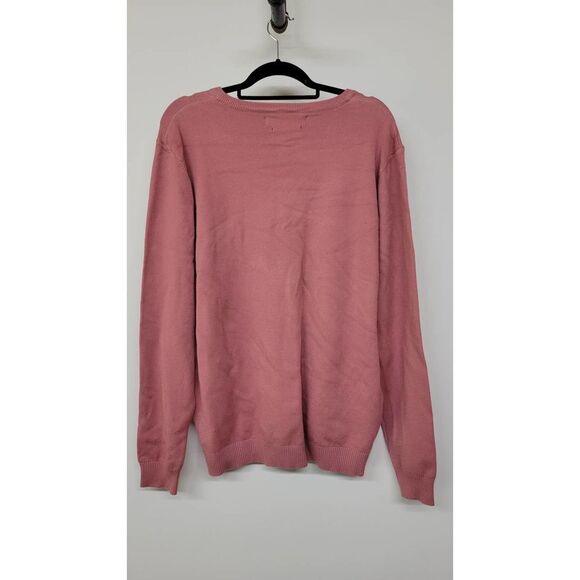 X RAY Classic V-Neck Sweater Dusty Mauve - Picture 6 of 6